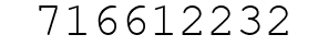 Number 716612232.
