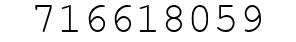 Number 716618059.