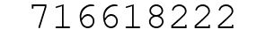 Number 716618222.