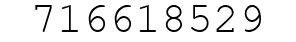 Number 716618529.