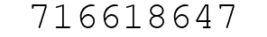 Number 716618647.