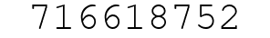 Number 716618752.