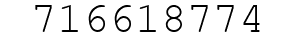 Number 716618774.