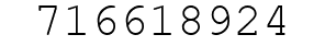 Number 716618924.
