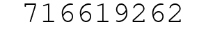 Number 716619262.