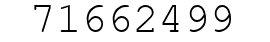 Number 71662499.
