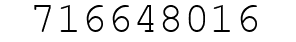 Number 716648016.