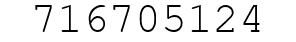 Number 716705124.