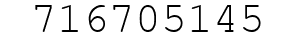 Number 716705145.