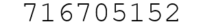 Number 716705152.