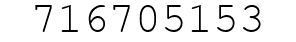 Number 716705153.