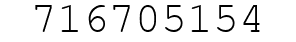 Number 716705154.