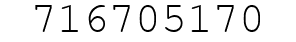 Number 716705170.
