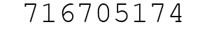 Number 716705174.