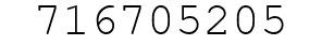 Number 716705205.