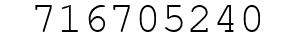 Number 716705240.