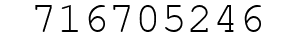 Number 716705246.