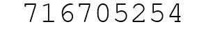 Number 716705254.