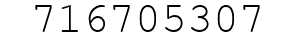 Number 716705307.