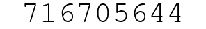 Number 716705644.