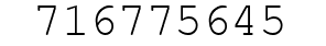 Number 716775645.