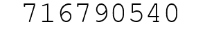 Number 716790540.