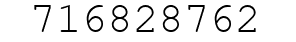 Number 716828762.