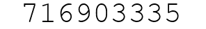Number 716903335.