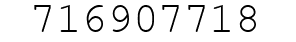 Number 716907718.