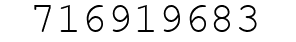 Number 716919683.