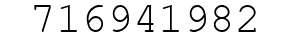 Number 716941982.