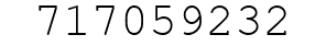 Number 717059232.