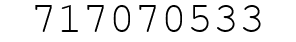 Number 717070533.