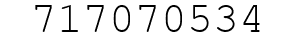 Number 717070534.
