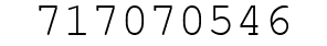 Number 717070546.