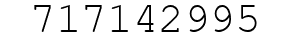 Number 717142995.