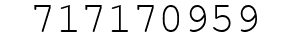 Number 717170959.