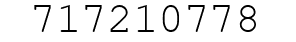 Number 717210778.