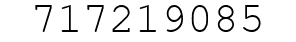 Number 717219085.