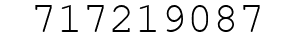 Number 717219087.