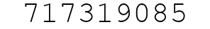 Number 717319085.