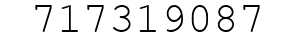 Number 717319087.