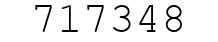 Number 717348.
