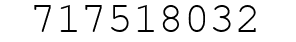 Number 717518032.