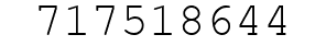Number 717518644.