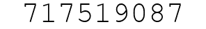 Number 717519087.