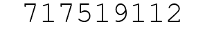 Number 717519112.