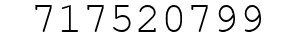 Number 717520799.