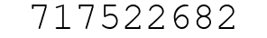 Number 717522682.