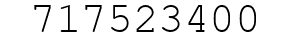 Number 717523400.